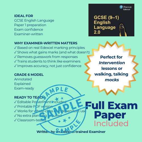 GCSE English revision resource overview