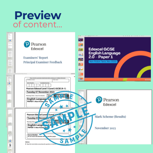 GCSE English revision resource overview